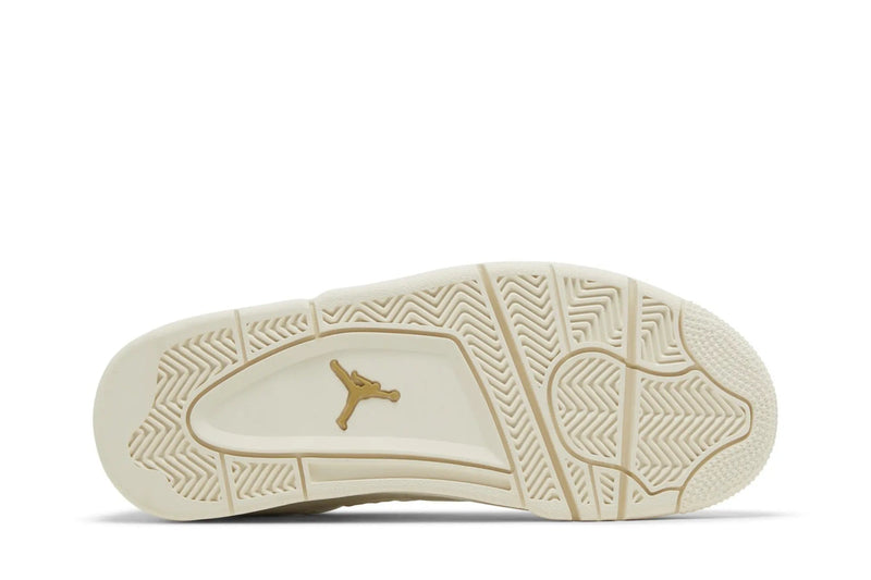 Wmns Air Jordan 4 Retro 'Metallic Gold' – Liquid Gold Luxury on an Iconic Silhouette