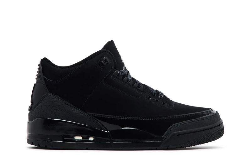 Air Jordan 3 Retro 'Black Cat' 2025 – The Founding Silhouette in All-Black Stealth
