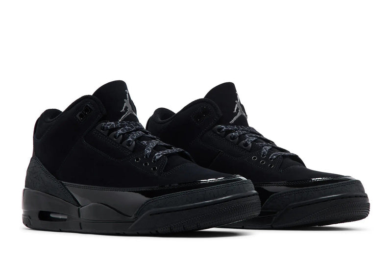 Air Jordan 3 Retro 'Black Cat' 2025 – The Founding Silhouette in All-Black Stealth