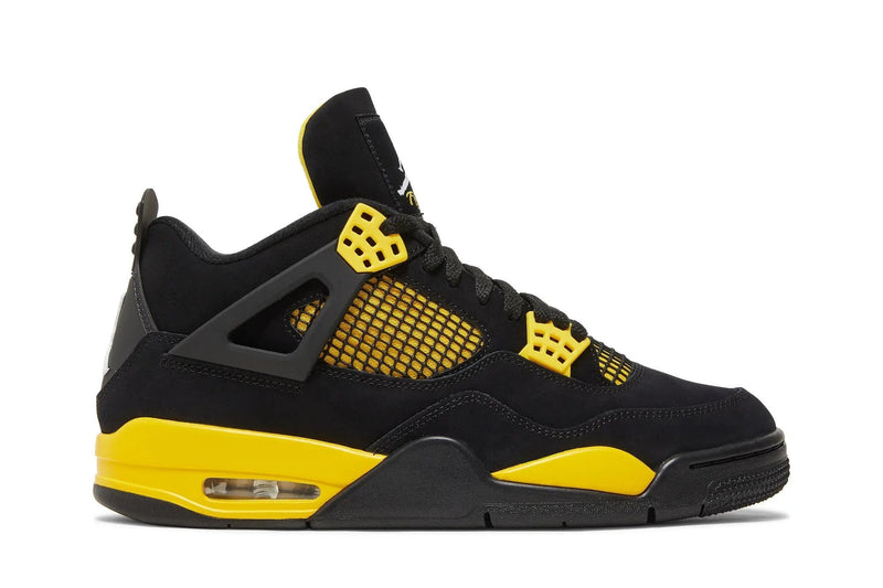 Air Jordan 4 Retro 'Thunder' 2023 – Black & Tour Yellow Lightning Strikes Again