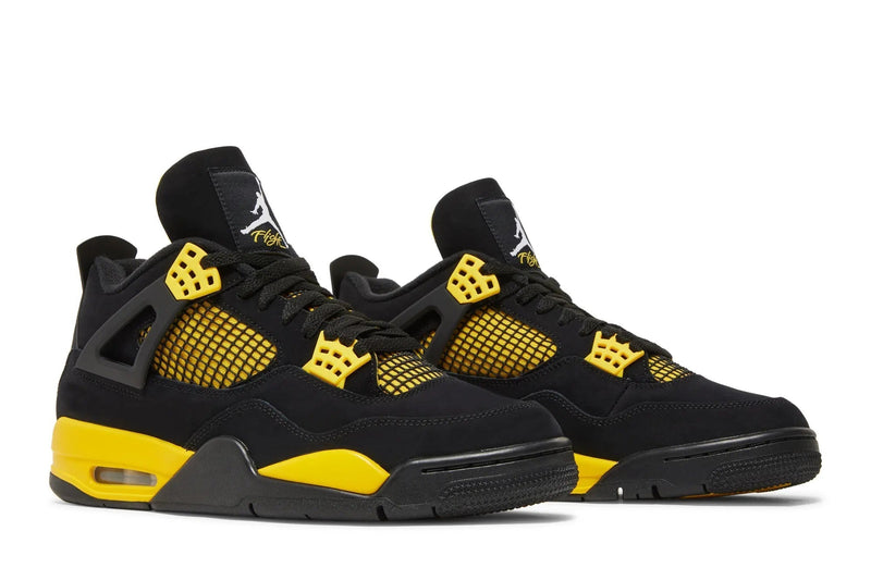 Air Jordan 4 Retro 'Thunder' 2023 – Black & Tour Yellow Lightning Strikes Again