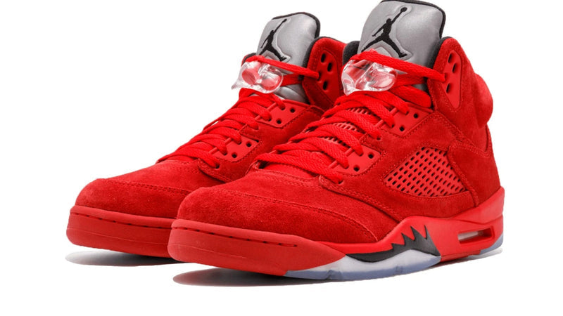 Air Jordan 5 Retro 'Red Suede' – Fire and Velvet on the Fighter Jet Silhouette