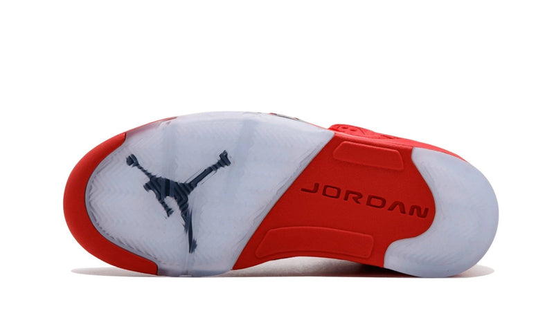 Air Jordan 5 Retro 'Red Suede' – Fire and Velvet on the Fighter Jet Silhouette