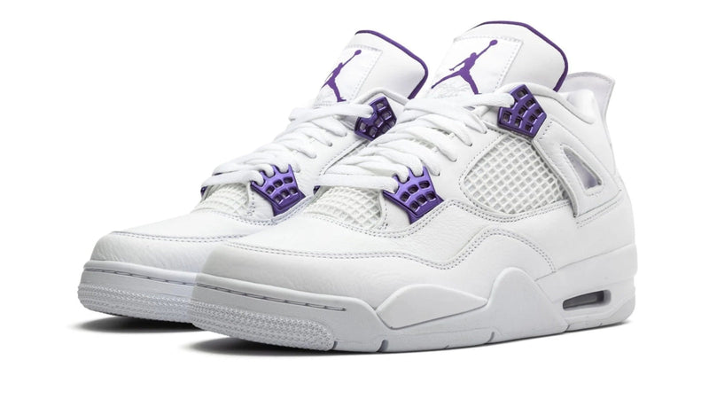 Air Jordan 4 Retro 'Metallic Pack – Purple' – Regal Color Meets Premium Finish