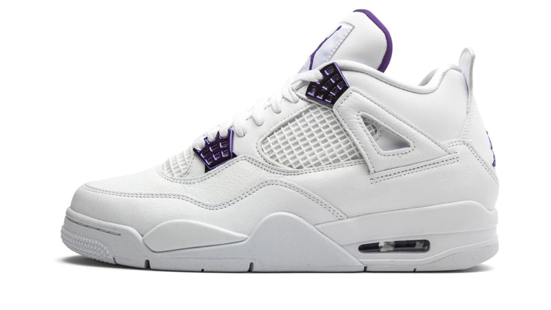 Air Jordan 4 Retro 'Metallic Pack – Purple' – Regal Color Meets Premium Finish
