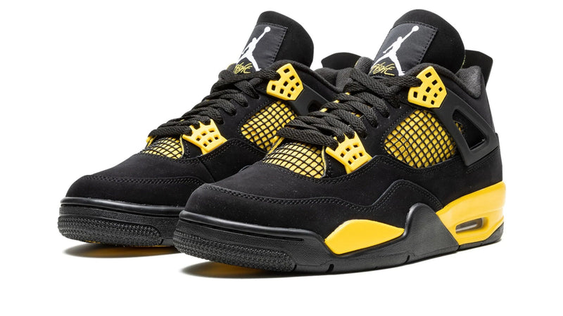 Air Jordan 4 Retro 'Thunder' 2023 – The Black & Yellow Lightning Strike Returns
