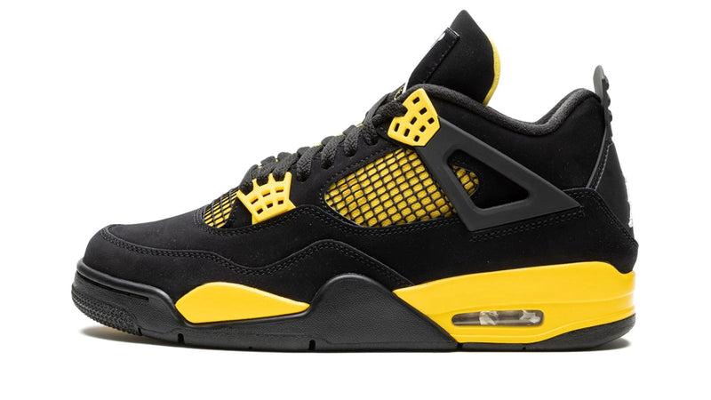 Air Jordan 4 Retro 'Thunder' 2023 – The Black & Yellow Lightning Strike Returns