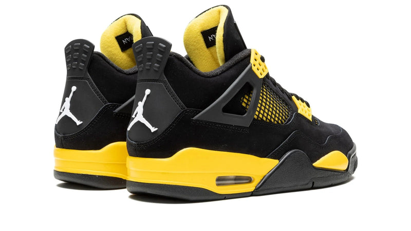 Air Jordan 4 Retro 'Thunder' 2023 – The Black & Yellow Lightning Strike Returns