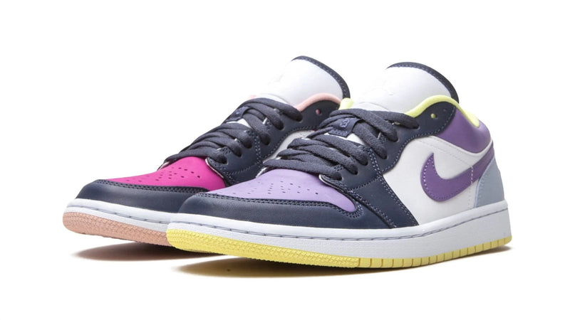 Air Jordan 1 Low SE WMNS 'Mismatched' – Purple & Magenta Women's Sneaker