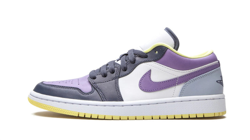 Air Jordan 1 Low SE WMNS 'Mismatched' – Purple & Magenta Women's Sneaker
