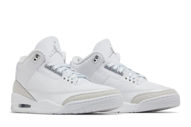 Air Jordan 3 Retro 'Pure Money' 2025 – All-White Luxury on the AJ3's Legendary Silhouette