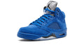 Air Jordan 5 Retro 'Blue Suede' – Velvet Luxury on a Fighter Jet Silhouette
