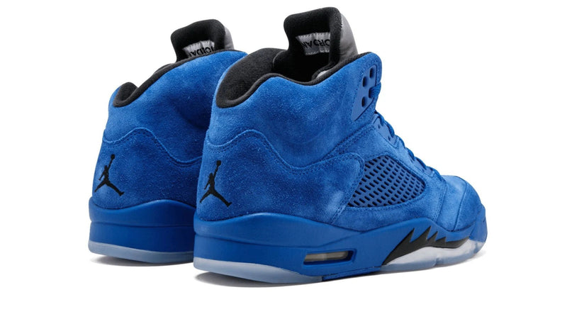 Air Jordan 5 Retro 'Blue Suede' – Velvet Luxury on a Fighter Jet Silhouette