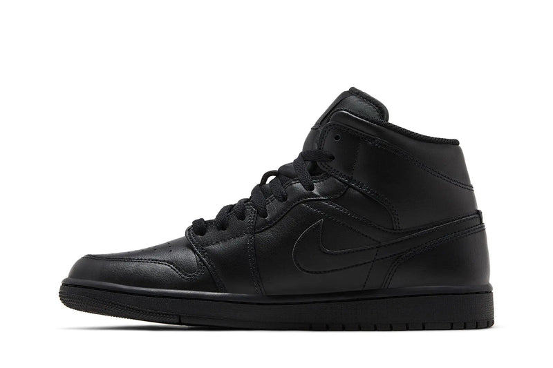 Air Jordan 1 Mid 'Triple Black' 2022 – The Iconic Silhouette, All Blacked Out
