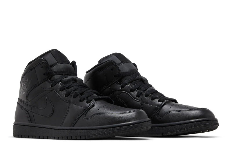 Air Jordan 1 Mid 'Triple Black' 2022 – The Iconic Silhouette, All Blacked Out
