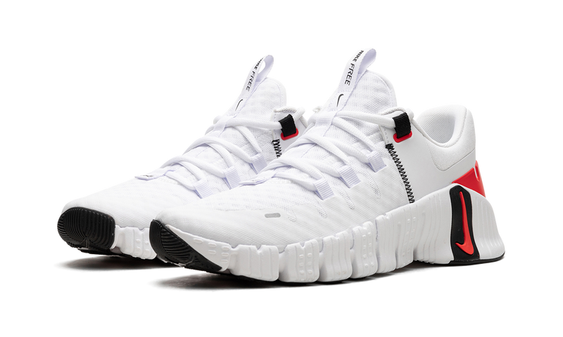 Nike Free Metcon 5 'White & Bright Crimson' – Train Harder, Look Sharper